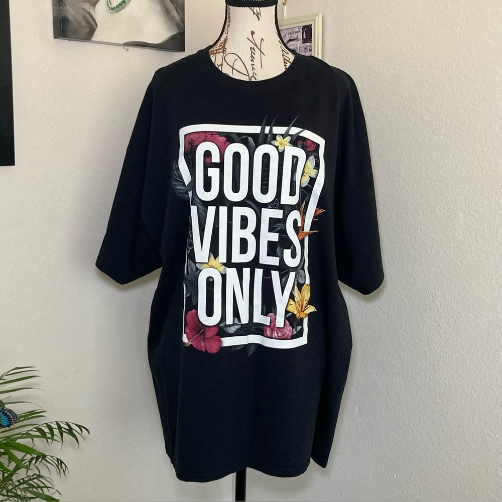 Men’s t-shirt “Good Vibes Only” 2XL